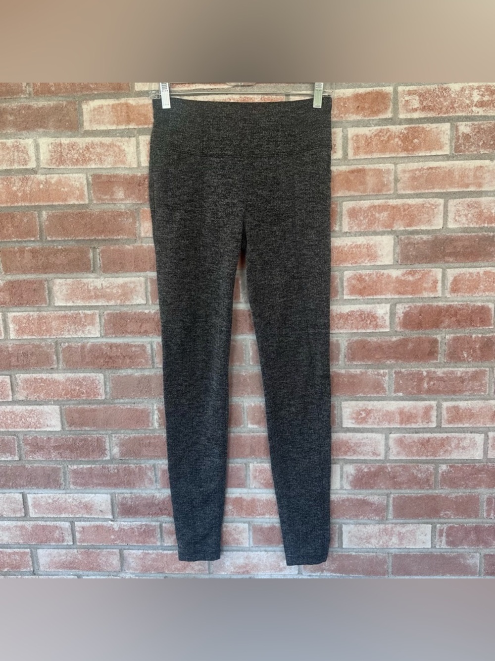 Athleta Metro High Rise Gray Leggings Women’s Small Gray Herringbone Gym